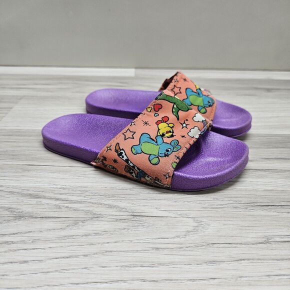 DISNEY Girls Pink Toy Story Slides Sandals Size 11/12 - Picture 1 of 4